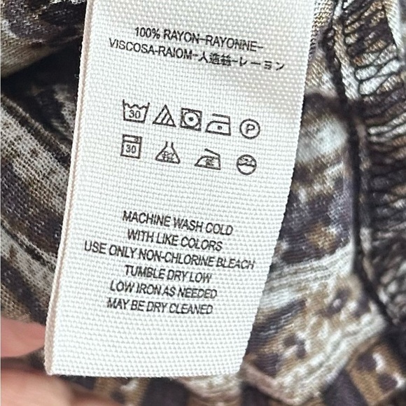 Free People Boho Floral Paisley Peasant Dress NWT Size Medium Cottagecore Hippie - Picture 8 of 8